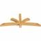 Ekena Millwork Davenport Rough Sawn Timber Gable Bracket, Western Red Cedar, 72"W x 30"H x 4"D x 4"F, 10/12 Pitch GBW072X30X0404DAV00RWR - alternate 4